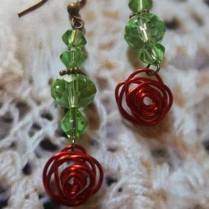 Rose earings